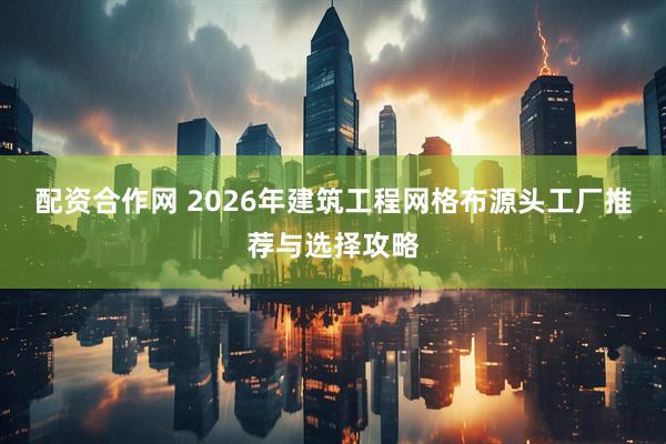 配资合作网 2026年建筑工程网格布源头工厂推荐与选择攻略